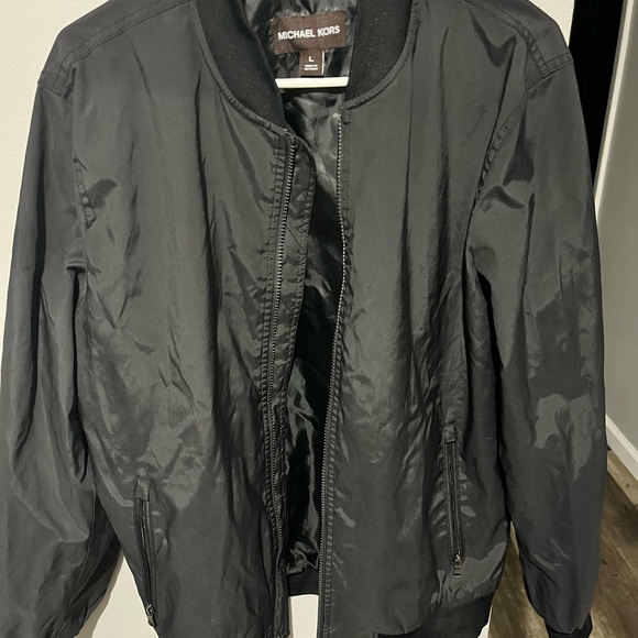 Michael Kors Black Bomber Jacket - Picture 1 of 2